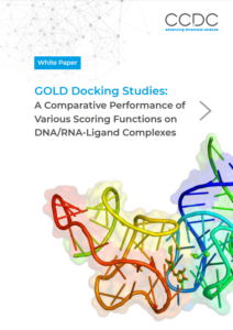 The front cover of the CCDC white paper on using GOLD for nucleic acid docking