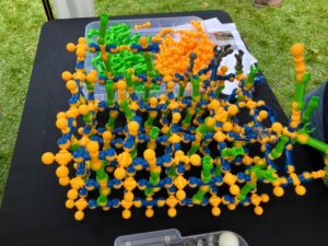 Giant Crystal Growth in progress at CoCoMAD festival, project supported by CCDC Engagement Grant